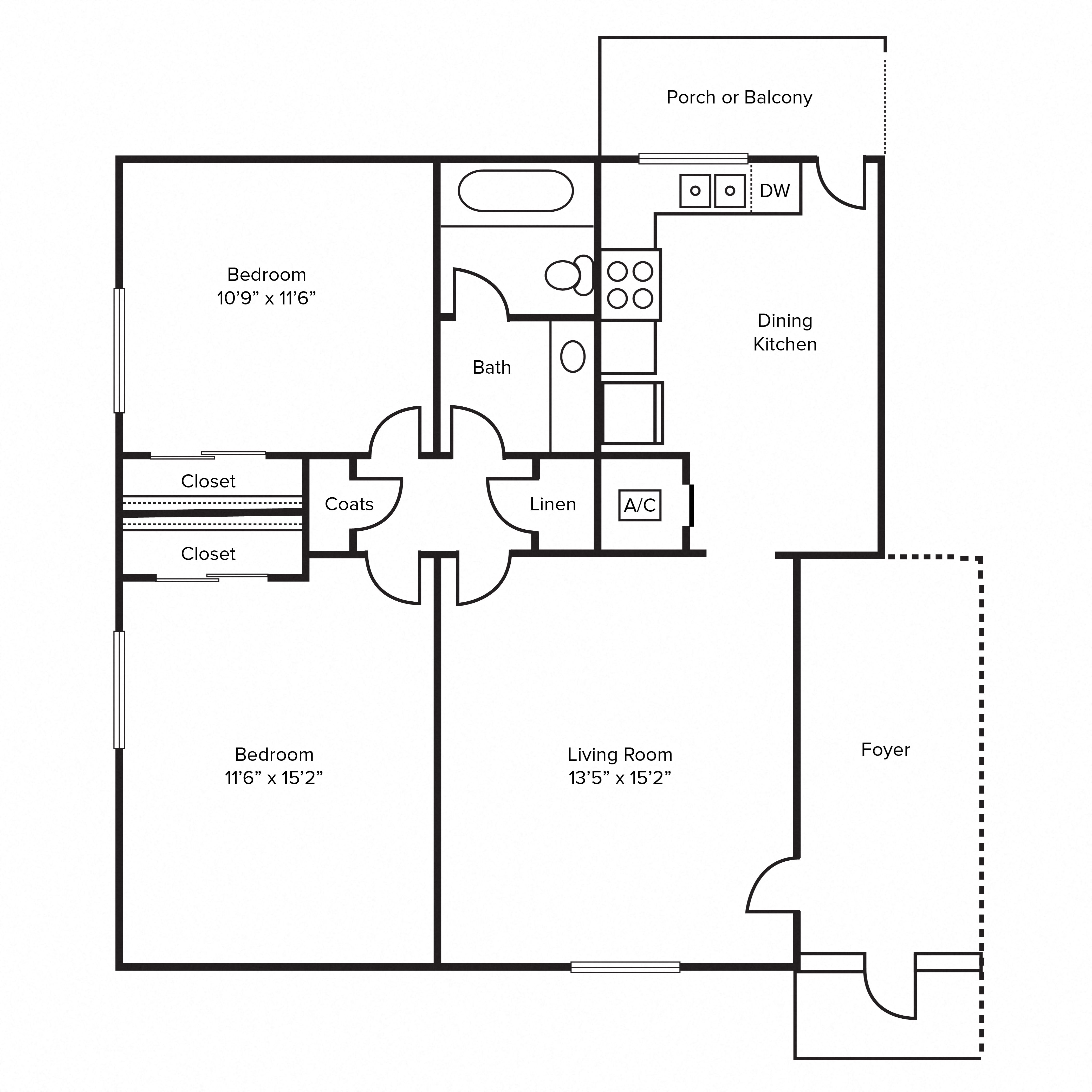 Floor Plans of Galleria Courtyards in Smyrna, GA